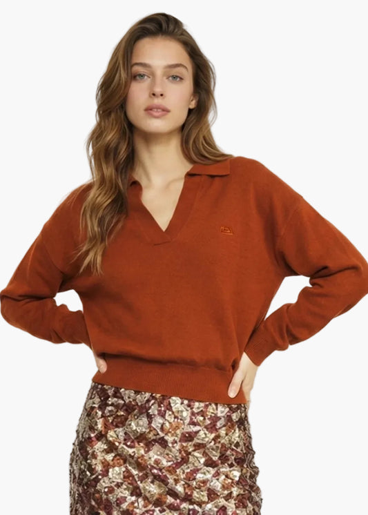 JIJIL MAGLIA CON COLLETTO POLO
