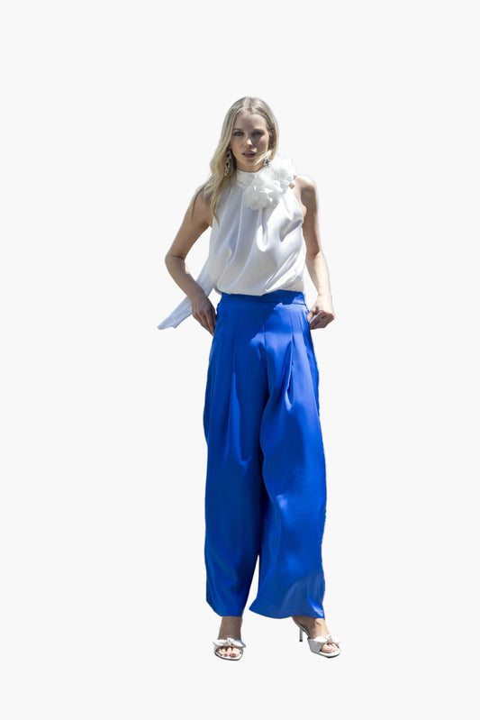 HANITA TOP IN RASO