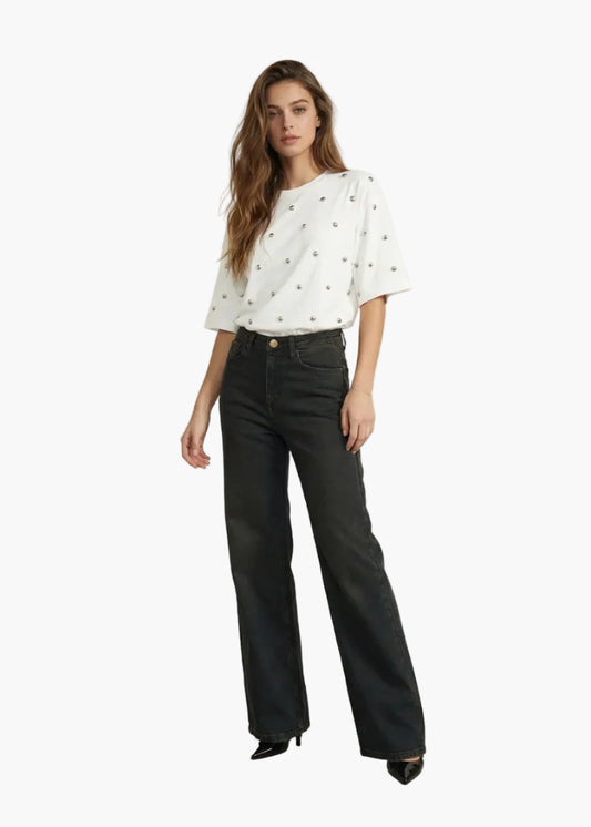JIJIL JEANS EFFETTO MARMORIZZATO