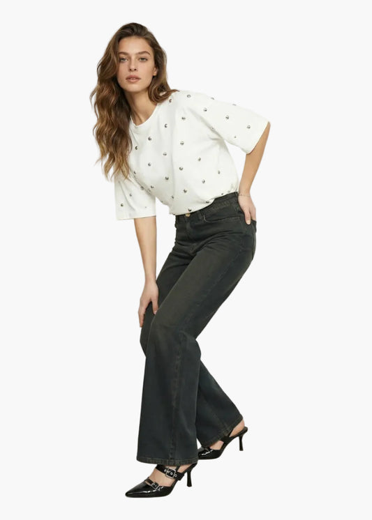 JIJIL JEANS EFFETTO MARMORIZZATO