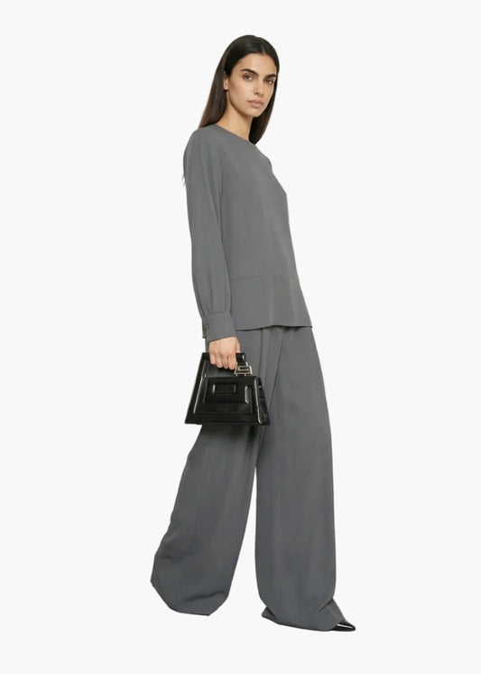 JIJIL BLUSA CON DRAPPEGGIO E POLSINI