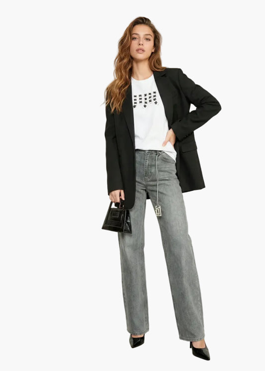 JIJIL BLAZER MONOPETTO CON REVERS CLASSICI
