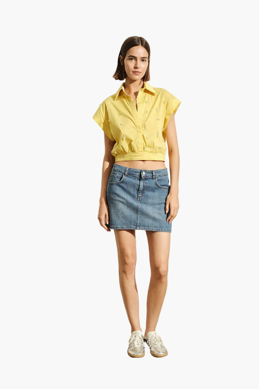 JIJIL MINIGONNA IN DENIM A CINQUE TASCHE