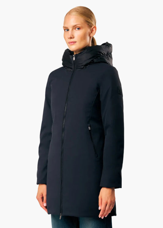 CIESSE GIACCA SOFTSHELL LUNGA CON CAPPUCCIO