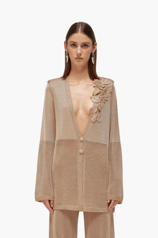 BLUGIRL MAGLIA IN VISCOSA LUCIDA