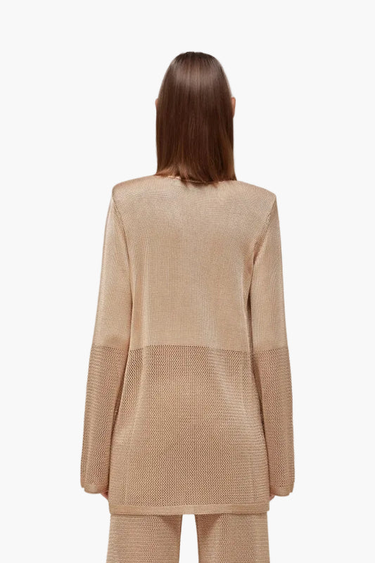 BLUGIRL MAGLIA IN VISCOSA LUCIDA