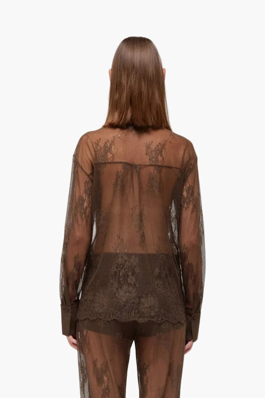 BLUGIRL CAMICIA IN PIZZO