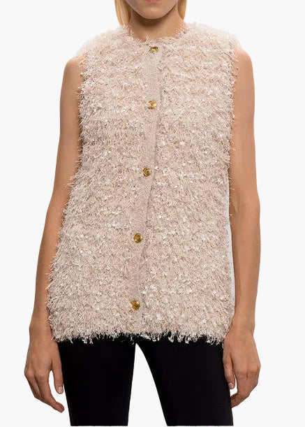 TWINSET GILET CON CHIUSURA