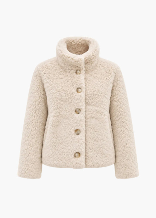 Reversible short faux fur teddy effect | Tavus