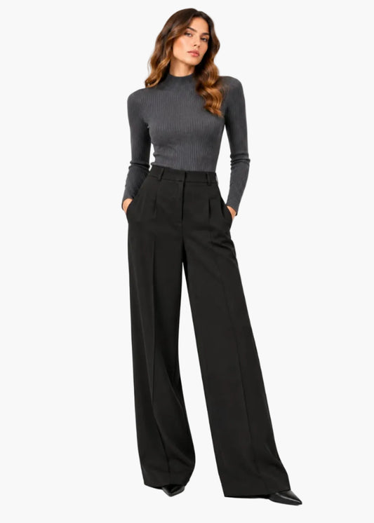 High-waisted palazzo pants | Icona