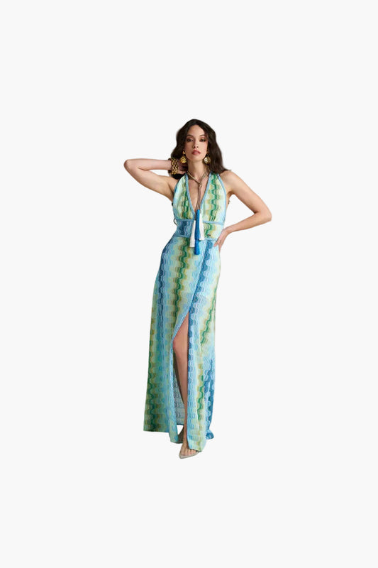 ABITO PHO FIRENZE RACHEL SKY GREEN